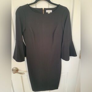 Calvin Klein Black 3/4 Sleeve Dress